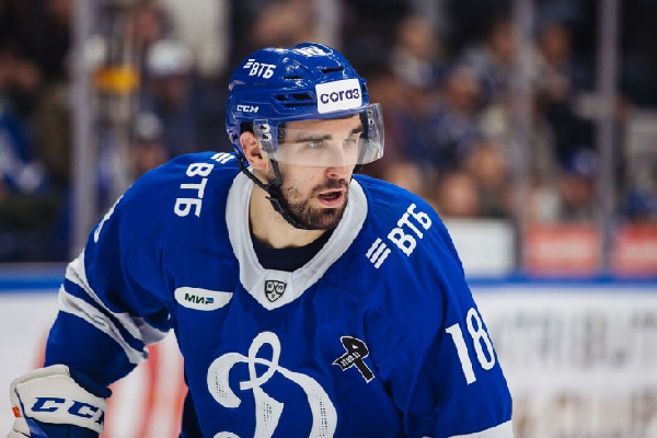 КХЛ оштрафовала экс-форварда минского "Динамо" за симуляцию