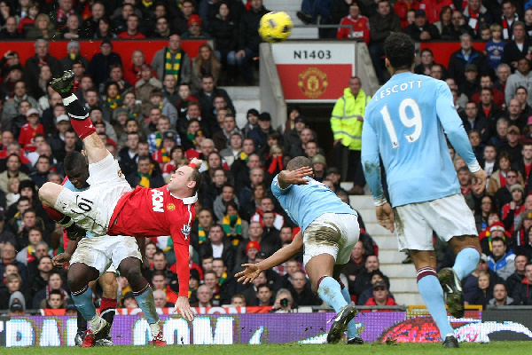 Руни повторил легендарный гол в ворота "Манчестер Сити"