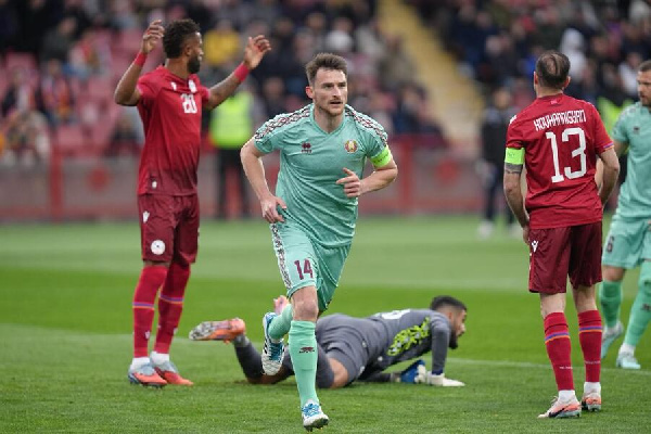 Евгений Яблонский вошел в топ-3 по голам за сборную Беларуси среди действующих игроков