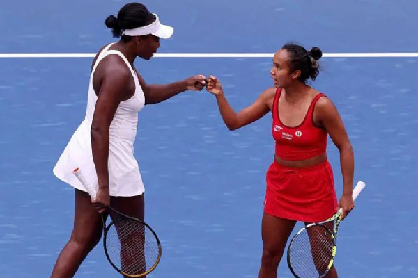45-летняя Винус Уильямс и Фернандес успешно преодолели первый круг US Open-2025