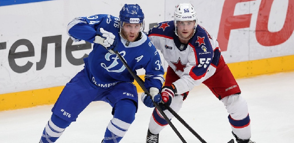 ЦСКА Дроздова уступил с минимальным счетом московскому "Динамо" в рамках КХЛ