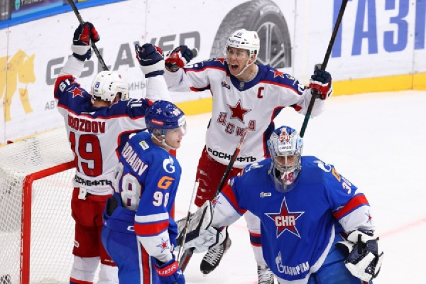 Гол Сапего не помог СКА сравняться с ЦСКА в серии плей-офф Кубка Гагарина