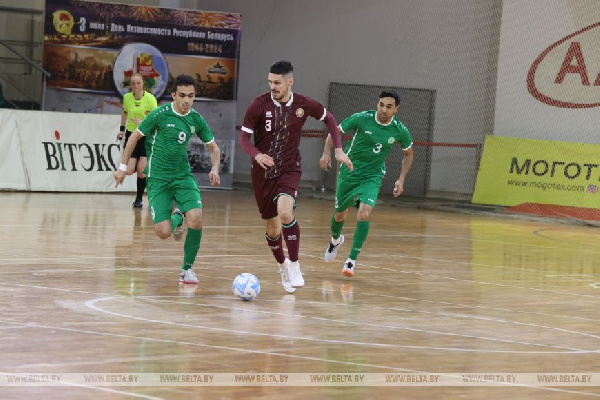 Почти ремейк. Сборная Беларуси по мини-футболу вновь разгромила Туркменистан