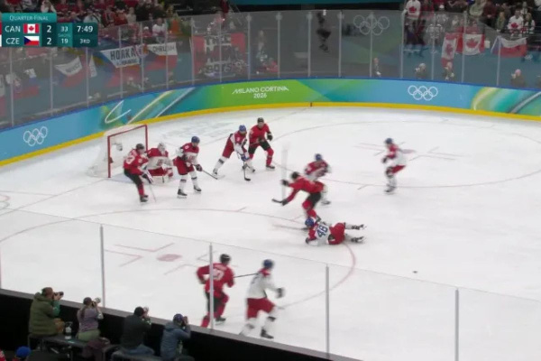 Чехия забила гол Канаде вшестером: нарушения не заметили — ВИДЕО