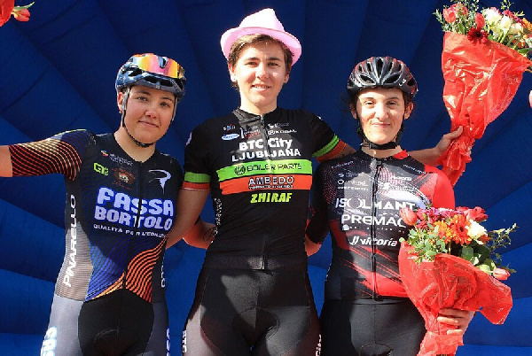 Белоруска Анна Терех выиграла третью велогонку в сезоне на шоссе в Италии