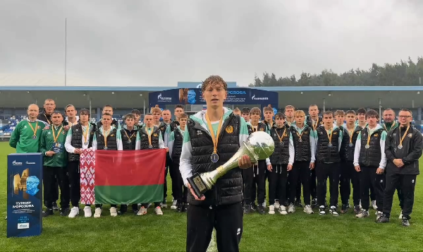 Сборная Беларуси U-16 после победы на Кубке Морозова обратилась с поздравлением к Александру Лукашенко