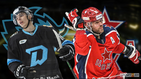 "Динамо" принимает ЦСКА: 200-й матч в КХЛ для Пышкайло и Хэмилтона