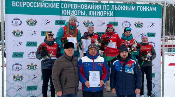 Лыжница-юниорка из Беларуси заехала на пьедестал "Жемчужины Сибири"