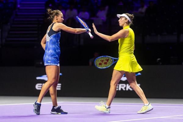 Определились все финалистки парного разряда на Итоговом турнире WTA 2025