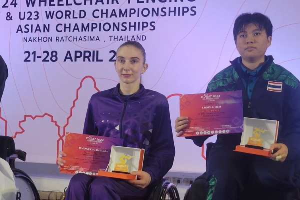 Александра Ильминская выиграла бронзу чемпионата мира по фехтованию на колясках
