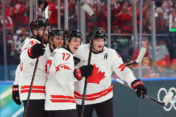 Три очка Макдэвида помогли канадцам разбить чехов на олимпийском хоккейном турнире