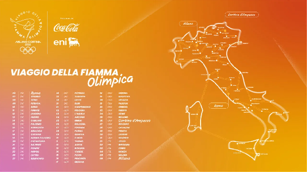 На Рождество в Неаполе: стали известны детали эстафеты Олимпийского огня к Играм-2026