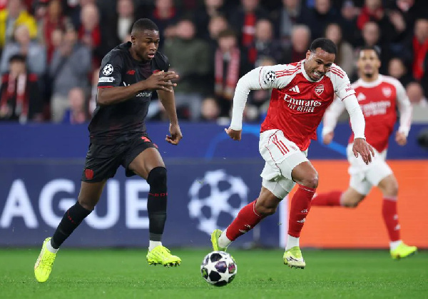 "Байер" упустил победу над "Арсеналом" в первом матче 1/8 финала ЛЧ