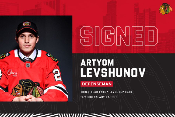 Второй номер драфта НХЛ-2024 белорус Левшунов подписал контракт новичка с "Чикаго"