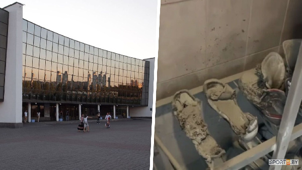 Пострадавших нет: В гомельском Ледовом дворце случился пожар