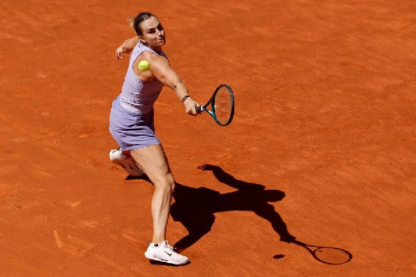 Эксклюзивные кадры WTA с тренировки Арины Соболенко