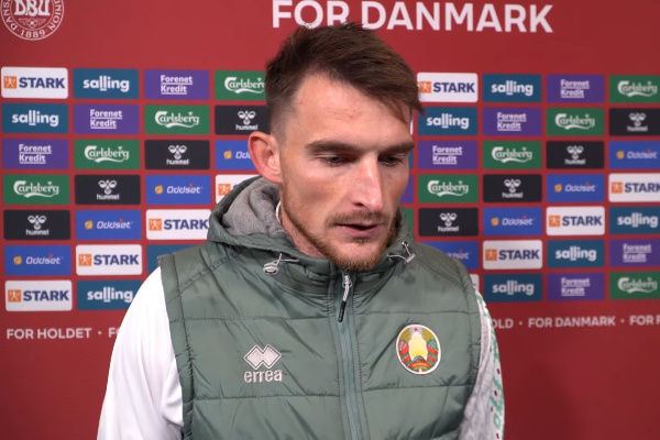 "Все дни подготовки над этим работали": Капитан сборной Беларуси рассказал, за счет чего удалось сыграть вничью с Данией