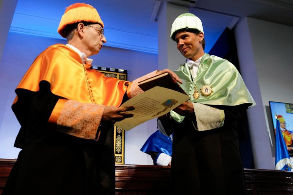 Рафаэль Надаль получил почётную докторскую степень