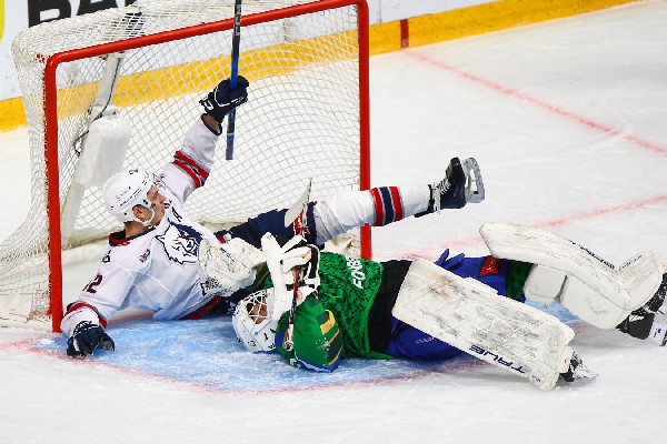 Дубль экс-игрока минского "Динамо" принес "Салавату Юлаеву" победу над "Нефтехимиком" в матче КХЛ