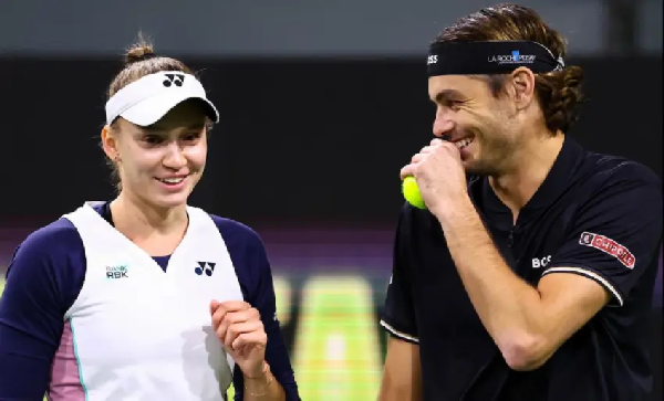 Елена Рыбакина и Тейлор Фритц выиграли выставочный турнир в Индиан-Уэллсе