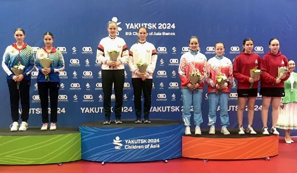 Четвертое золото! Белоруски стали чемпионками VIII Игр "Дети Азии" в настольном теннисе