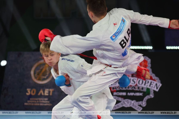 Белорусские каратисты завоевали свыше 50 медалей во взрослой и U20 категориях на Belarus Open 2025